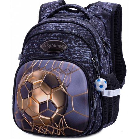 рюкзак для мальчика с брелком мячиком R3-237