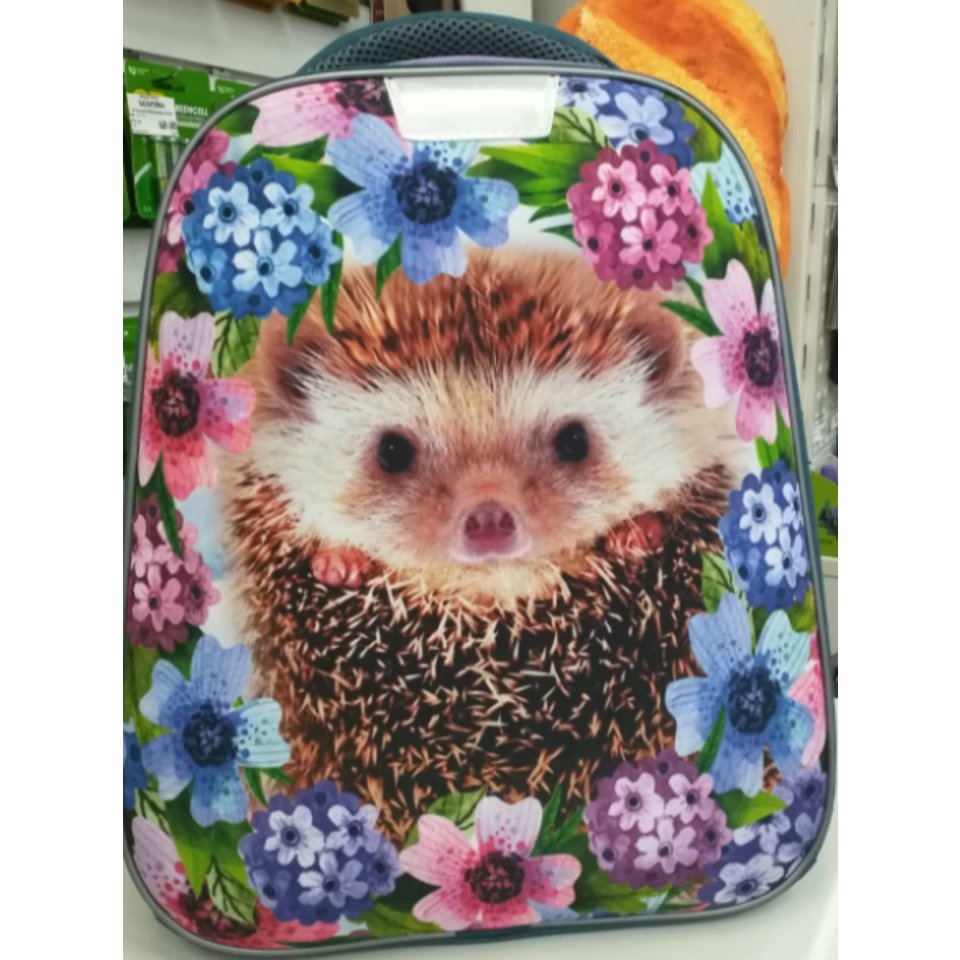 рюкзак для девочки формованный Ежик 88748