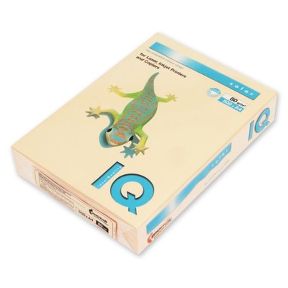 бумага цветная А4 500л 80г/м IQ Color 24 темно-кремовая 65131