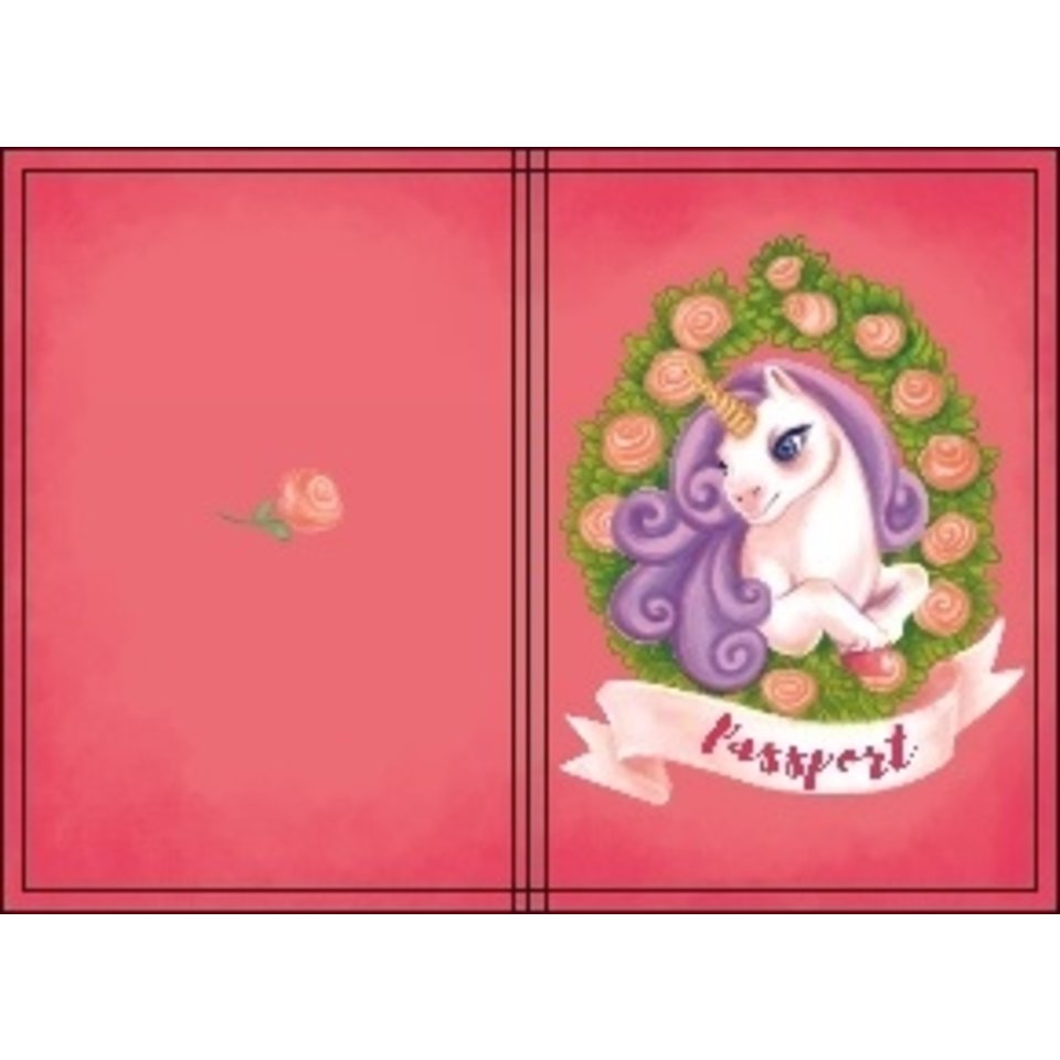 обложка для паспорта Единорожек ПВХ оп-4050