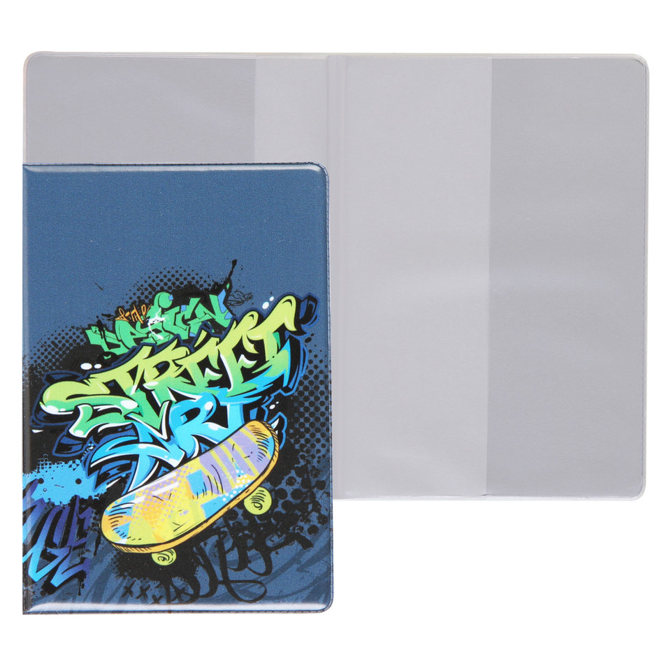 обложка для паспорта Street Style ПВХ 211679