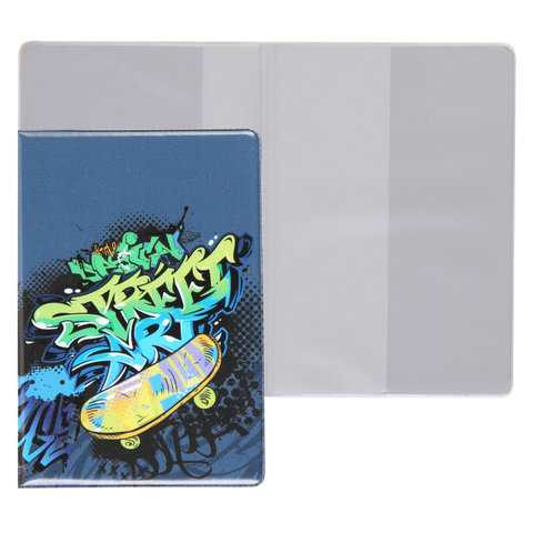 обложка для паспорта Street Style ПВХ 211679