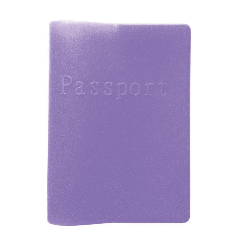 обложка для паспорта Фиолетовая силикон 79932