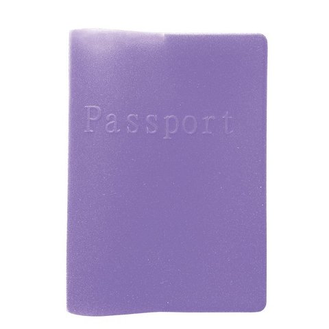 обложка для паспорта Фиолетовая силикон 79932