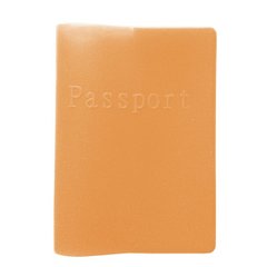 обложка для паспорта Оранжевая силикон 79935