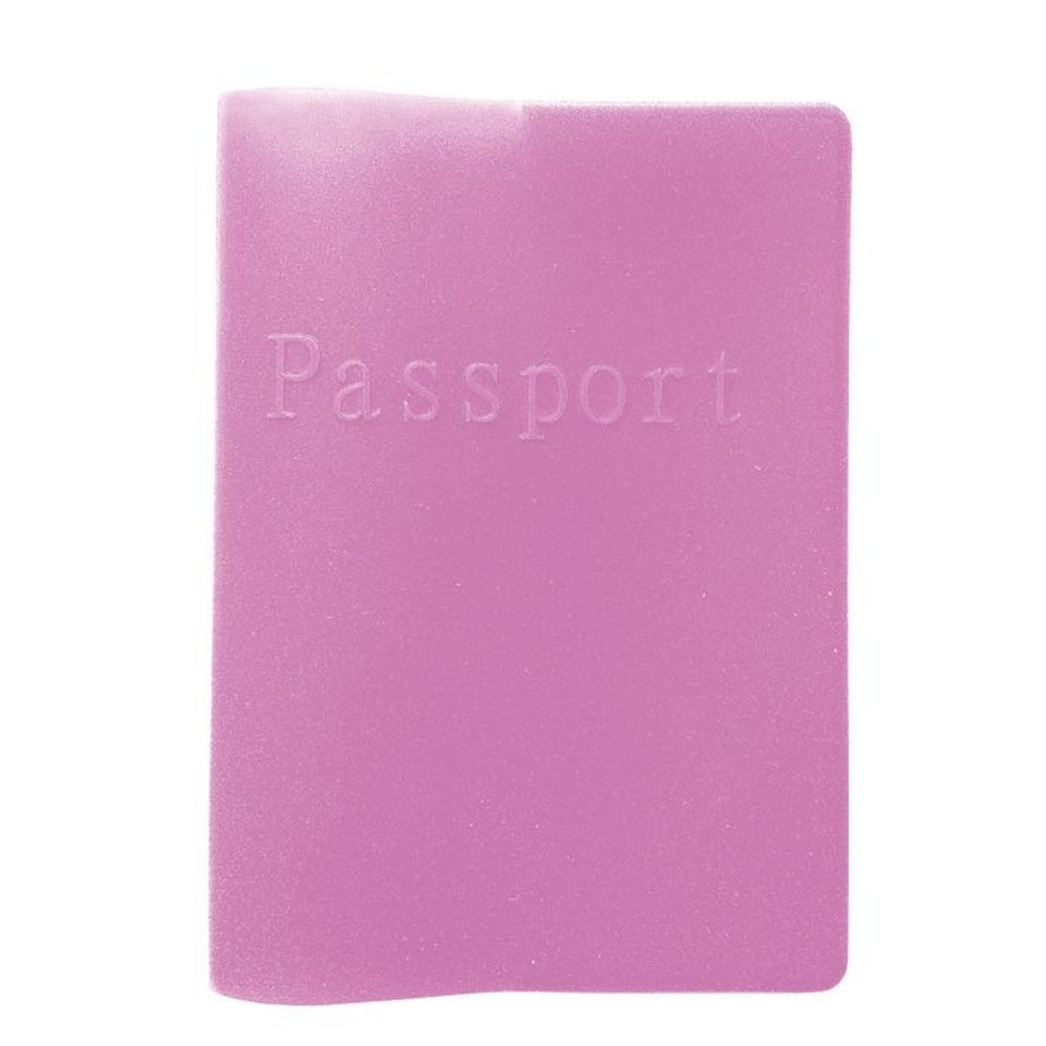 обложка для паспорта Розовая силикон 79936