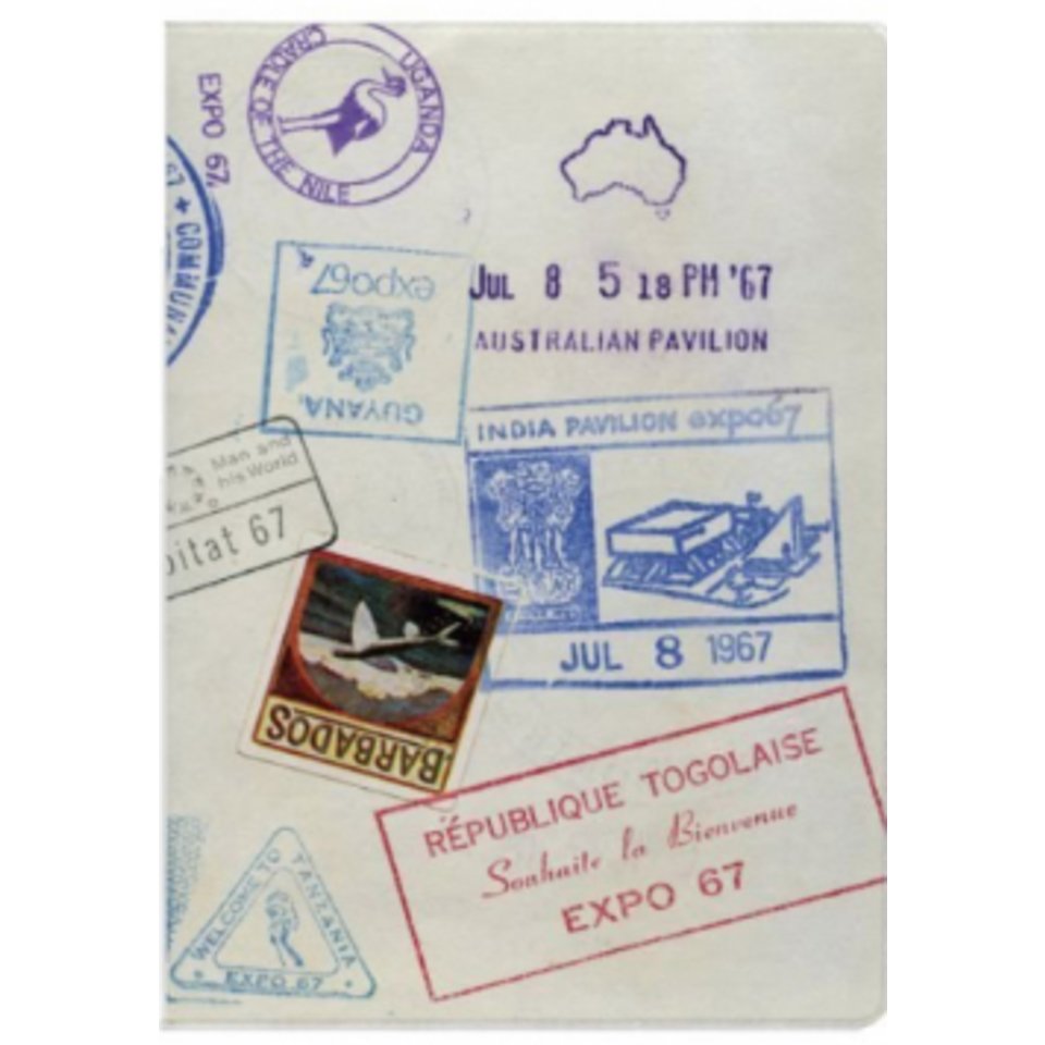 обложка для паспорта Miusli stamps 15014