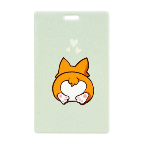 обложка для пропуска Корги, ПВХ kw187-000074