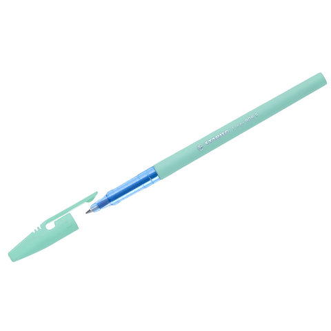 ручка шариковая STABILO Liner pastel синяя 0.38мм 808fp1041-2(br)
