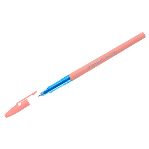 ручка шариковая STABILO Liner Pastel синяя 0.38мм 808fp1041-3