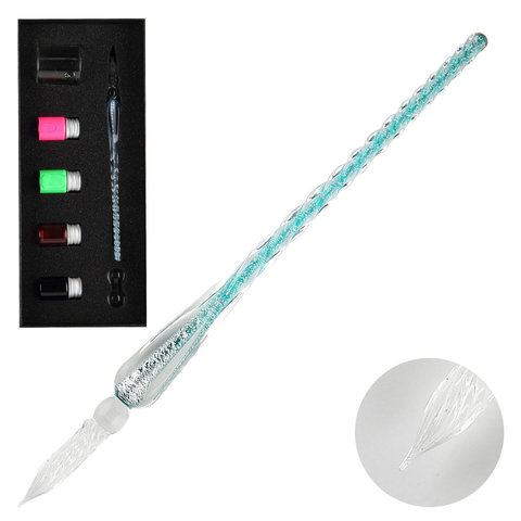 набор для каллиграфии ручка, чернила, стакан 201704