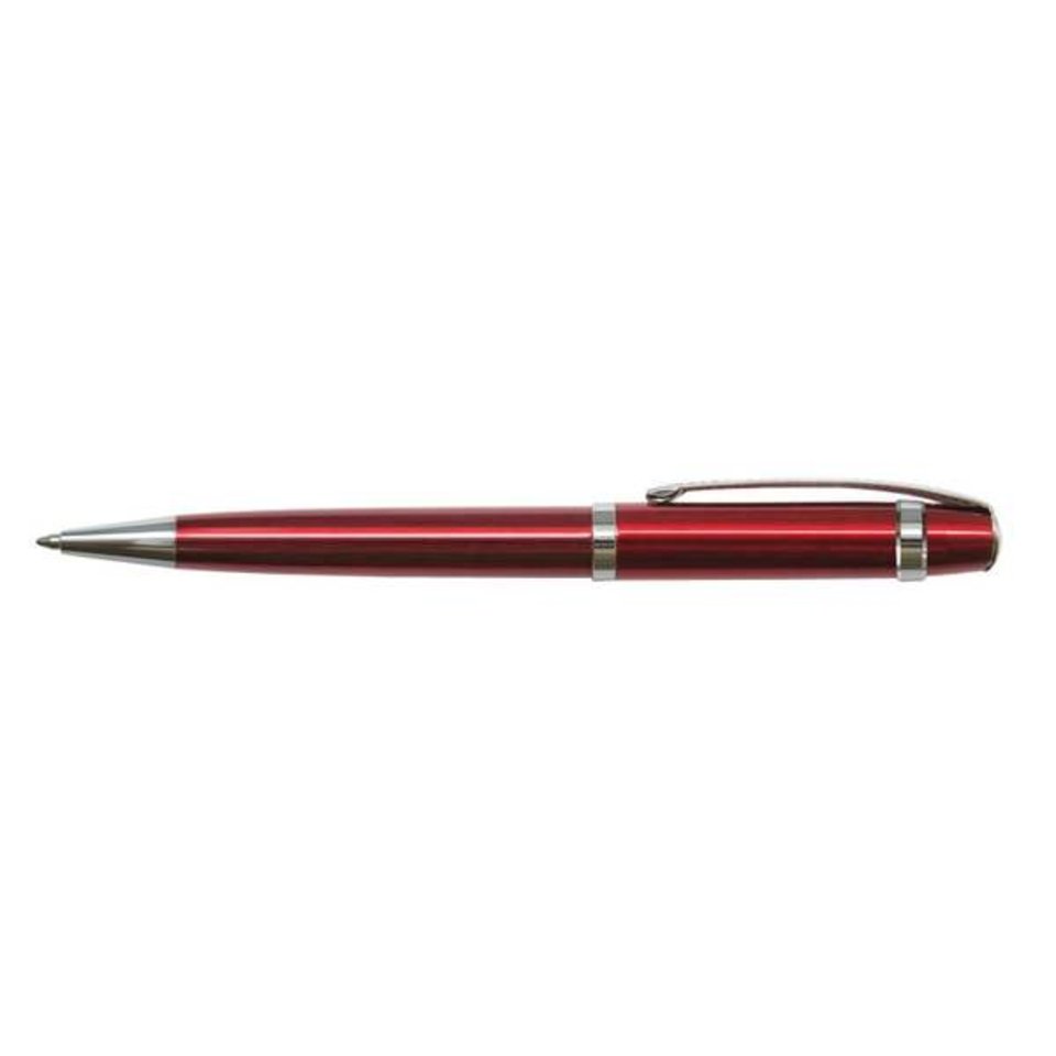 ручка шариковая Berlingo Velvet Classic бордовый цвет корпуса, пластиковый футляр