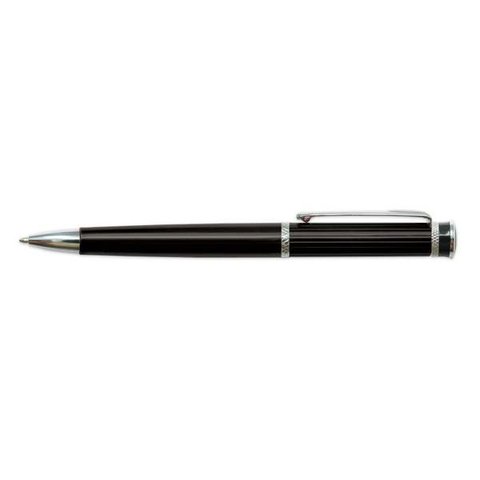 ручка шариковая Berlingo Velvet Premium черный цвет корпуса, пластиковый футляр