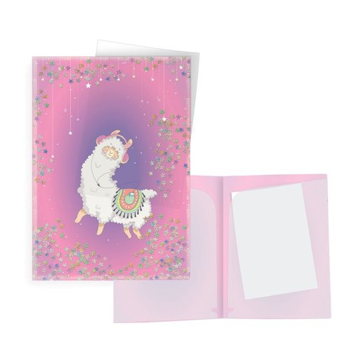 папка с файлами А4 2 уголка Альпака 50959