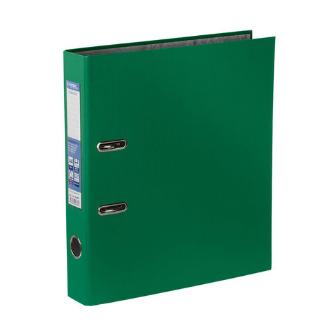 папка-регистратор А4 2к 5см Expert Complete ПВХ собранная без окантовки карман 25183 зеленая