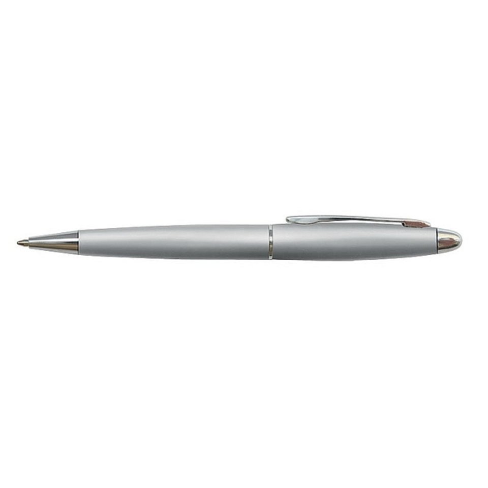 ручка шариковая Berlingo Velvet Standard серый цвет корпуса, пластиковый футляр