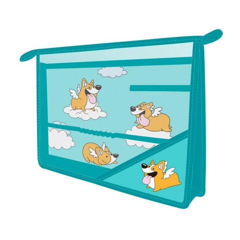 папка для труда А4 Корги с блоком 52115