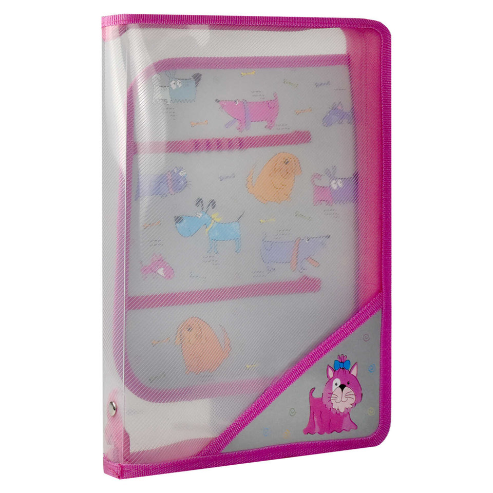 папка для труда А4 Собачки с блоком 51166