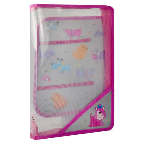 папка для труда А4 Собачки с блоком 51166