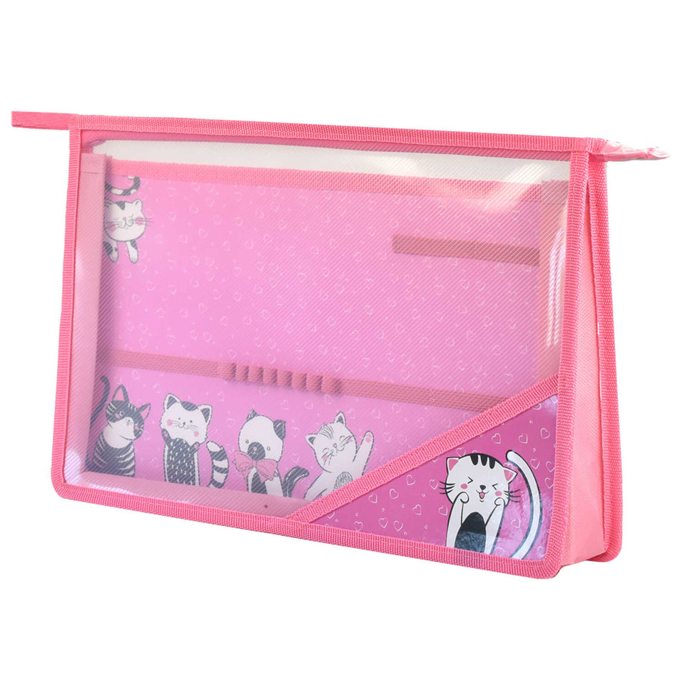 папка для труда А4 Коты 56585