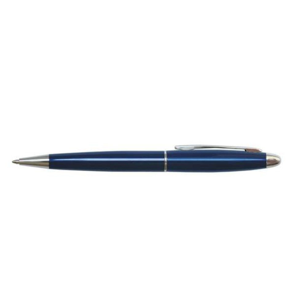 ручка шариковая Berlingo Velvet Standard синий цвет корпуса, пластиковый футляр
