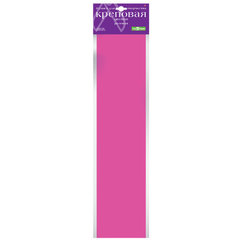 цветная бумага креповая 50х250см розовая 2-060/11 17г/м 60%