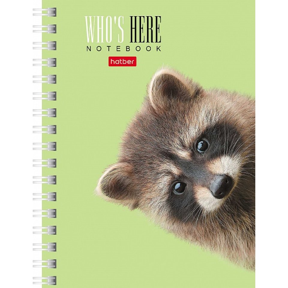 записная книжка А6 80л Кто здесь? гребень 066350