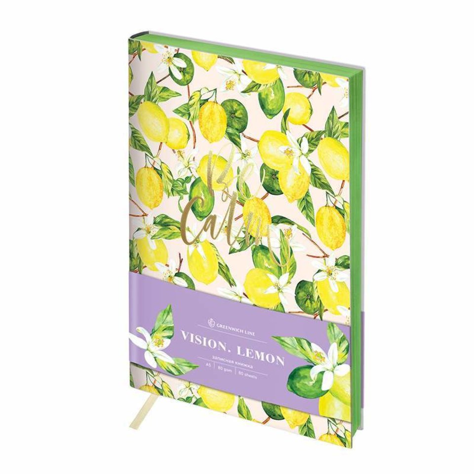 книга для записи А5 Vision. Lemon na5-25360 284108