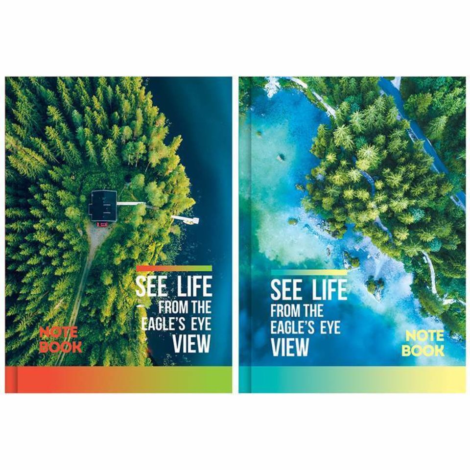 книга для записи А5 80 листов "вид с высоты" 9681 320840
