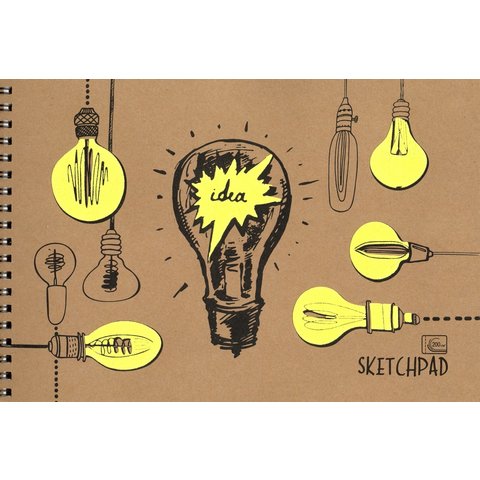 скетчпад А4 20 листов Идея 200г/м2 спсп52058