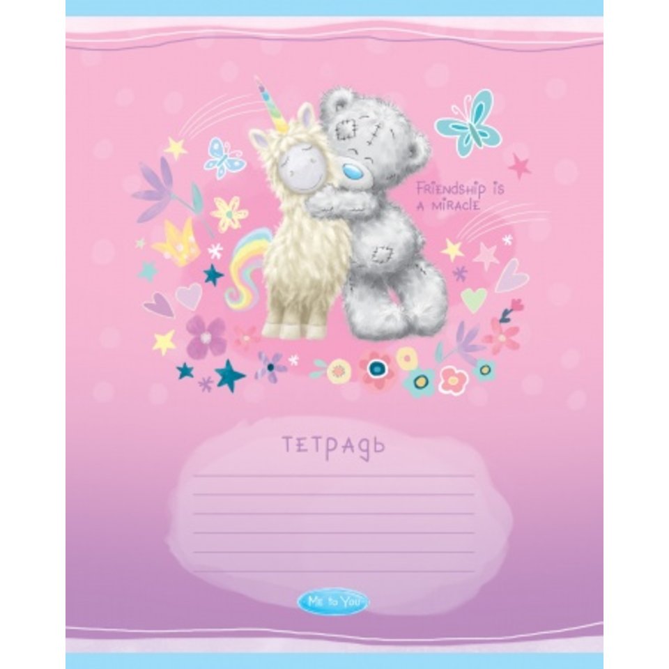 тетрадь 18 листов цветная MeToYou в линейку 068744 Хатбер