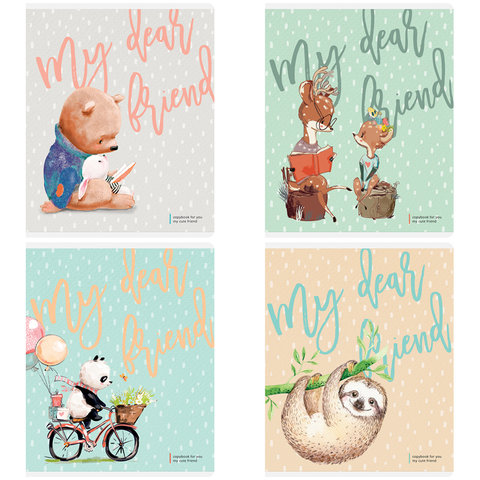 тетрадь 48 листов Cute Watercolor в клетку N5c48-28689 296423