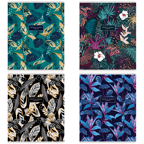 тетрадь 48 листов цветная Greenwich Line "Tropical" в клетку 26446 290558