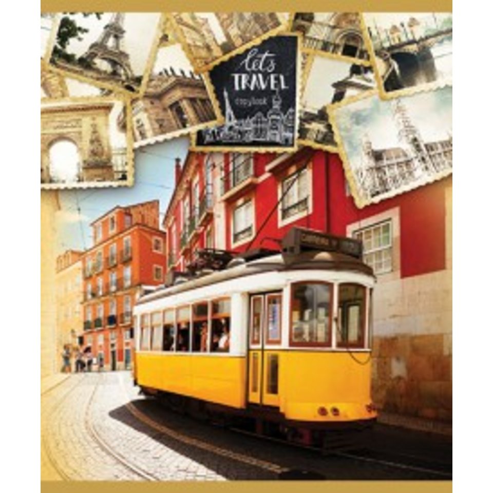 тетрадь 48 листов Давай путешествовать в клетку 028102