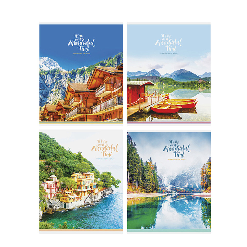 тетрадь 48 листов цветная "The most wonderful time" в клетку 24442 276227