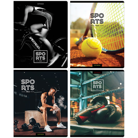 тетрадь 96 листов цветная Inside sports в клетку 36446 311915 ArtSpace