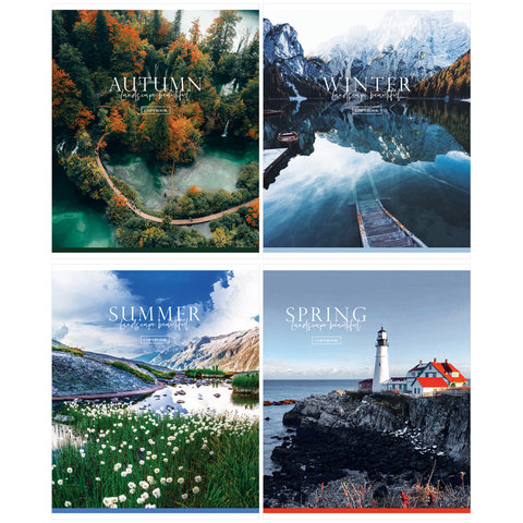 тетрадь 96 листов цветная Чарующая красота в клетку 36450 311917 ArtSpace