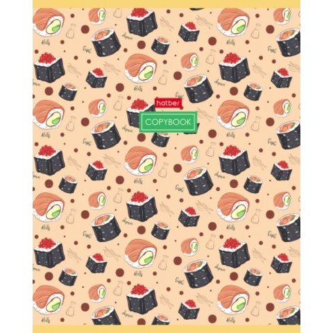 тетрадь 96 листов цветная Good food в клетку 068343