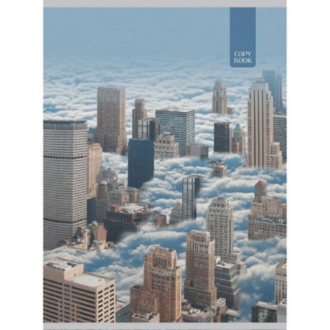 тетрадь А4 80 листов цветная Мегаполис в клетку Т4804728 Эксмо