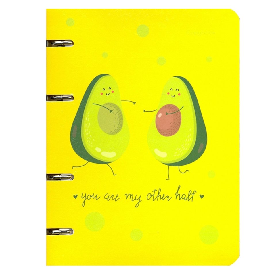 тетрадь на кольцах 100 листов Cute & Funny. Дизайн 9 ПБМ1004827 Эксмо