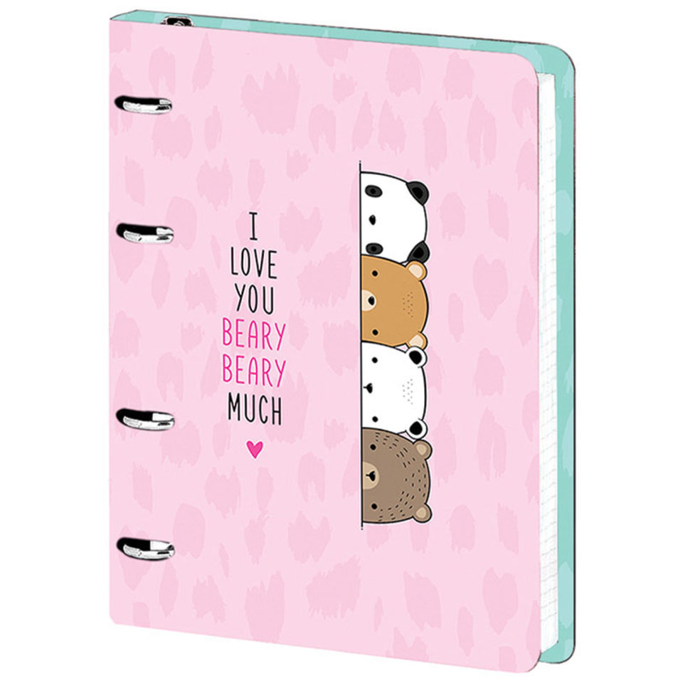 тетрадь на кольцах 120 листов MESHU "Beary Beary" 31537 310805