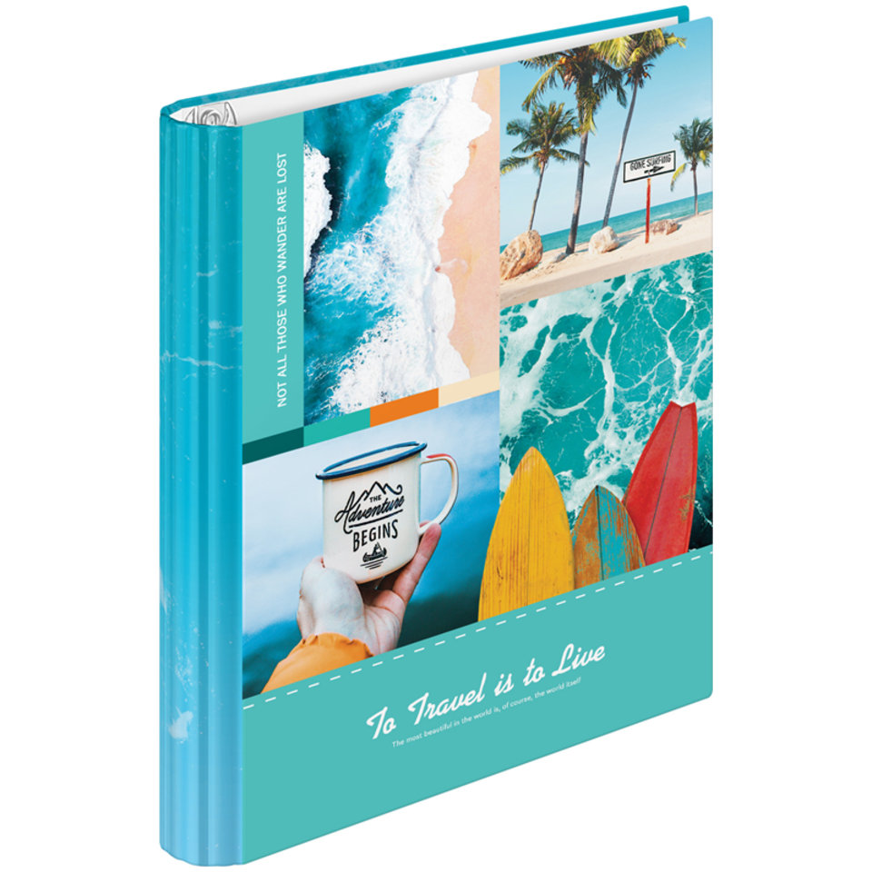тетрадь на кольцах 120 листов "Travel is life" 39527 321620 ArtSpace