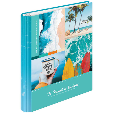тетрадь на кольцах 120 листов "Travel is life" 39527 321620 ArtSpace