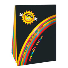 цветная бумага набор 70 листов 7 цветов оффсет двухсторонняя Счастливые цвета лх-пл-5467