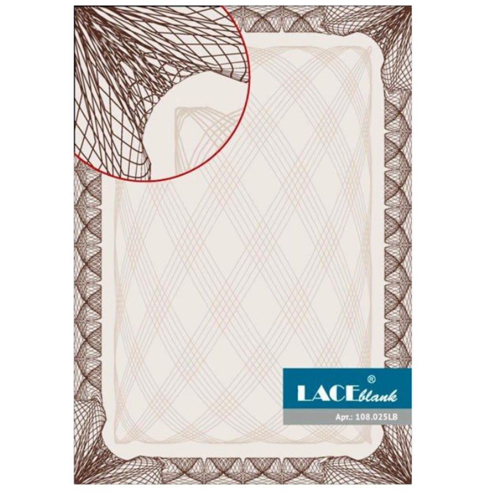 бланк для сертификатов 120г/м 108.025lb