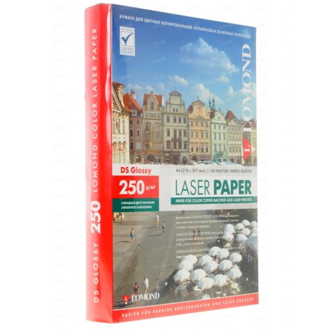фотобумага А4 150л 250г/м LOMOND для лазерной печати двухсторонняя глянец 0310441