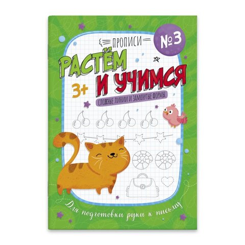 пропись Сложные линии и замкнутые формы 53100