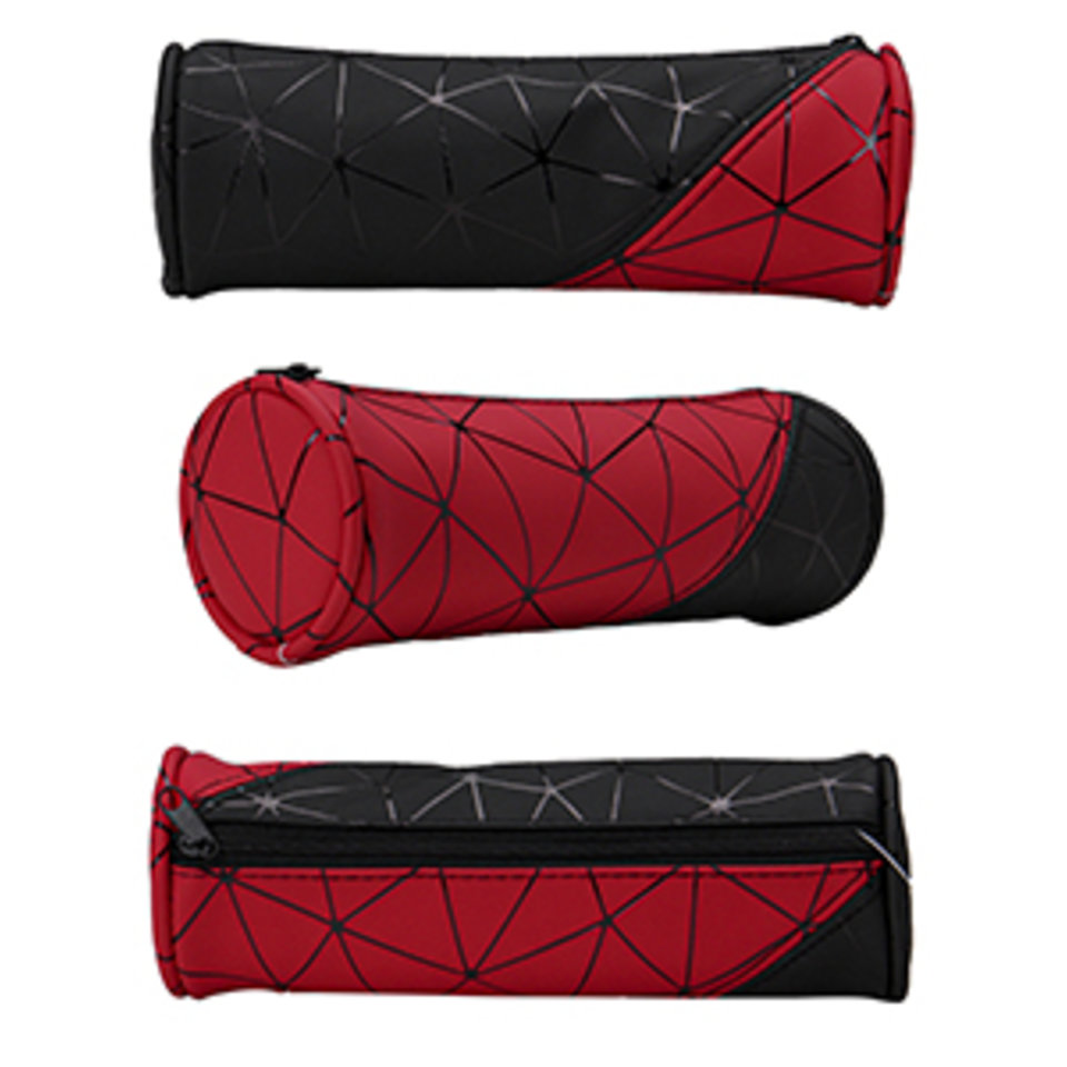 косметичка для мальчика красно-черная Паутина кожзам пн-3597