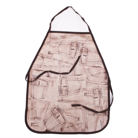 фартук для труда Коричневая джинса ф-3840