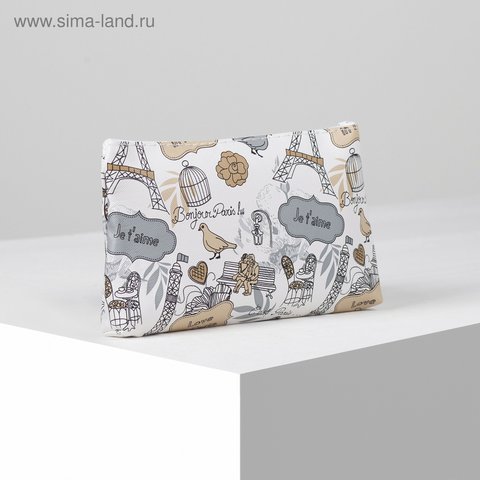 косметичка для девочки Города бежевая 4608522